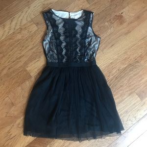 Black Lace Mini Dress
